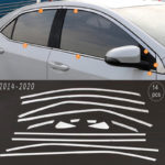 accesorios bisel cromado toyota corolla