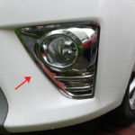 cromado faro neblinero toyota yaris