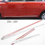 moldura cromada laterals yaris