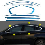 biseles cromado bmw x6