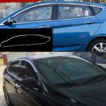 biseles cromado hyundai accent