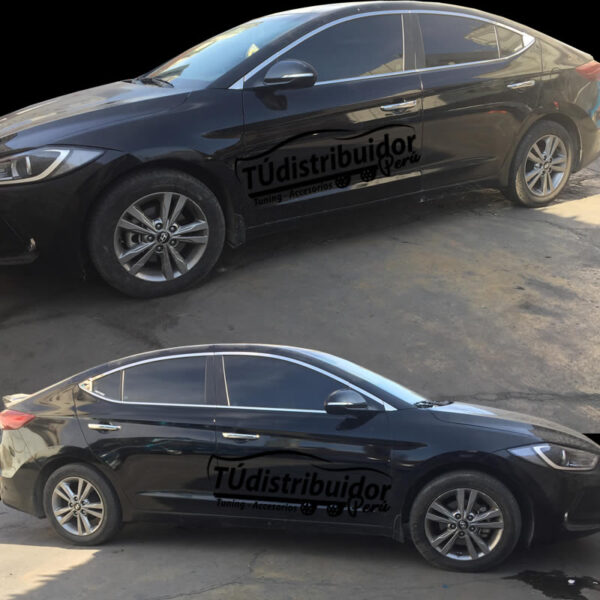 accesorios cromado elantra 2020,2019,2018