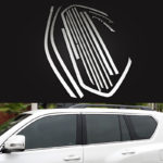 biseles cromado toyota prado