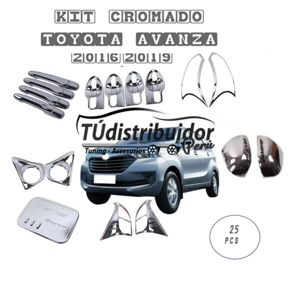 kit cromado toyota avanza