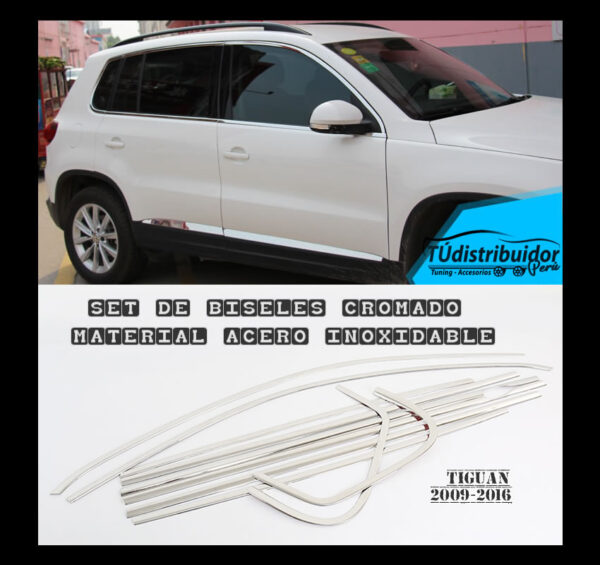 accesorios biseles cromado volkswagen tiguan